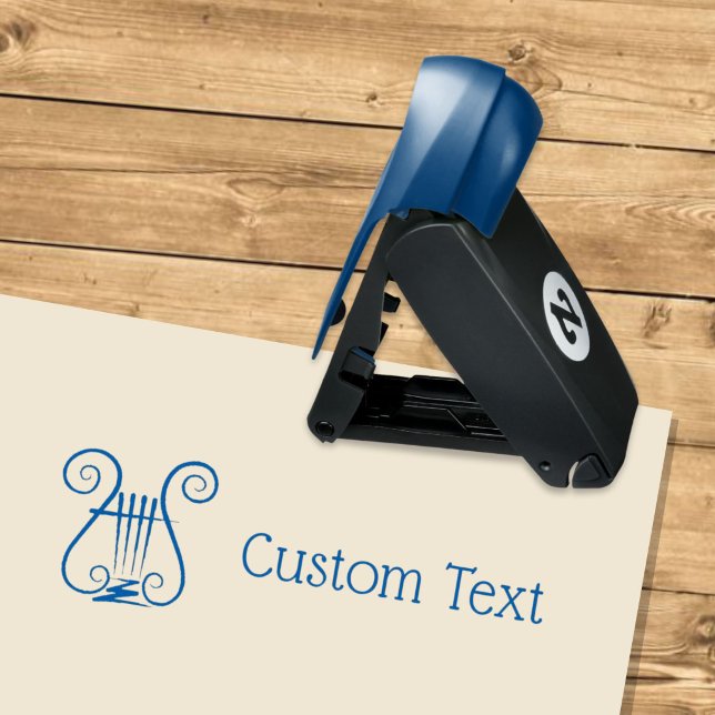 Blue Lyre Pocket Stamp (Creator Uploaded)