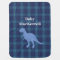 Blue MacKerrell Tartan Plaid Baby Blanket
