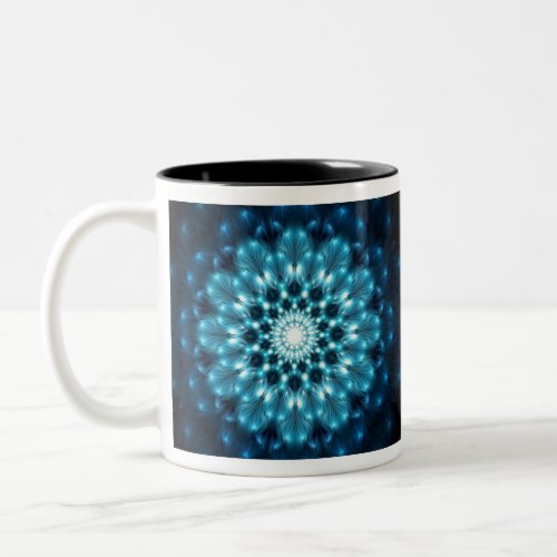 Blue Madala Two_Tone Coffee Mug