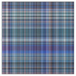 Blue Madras Plaid Stripes Print Pattern Fabric