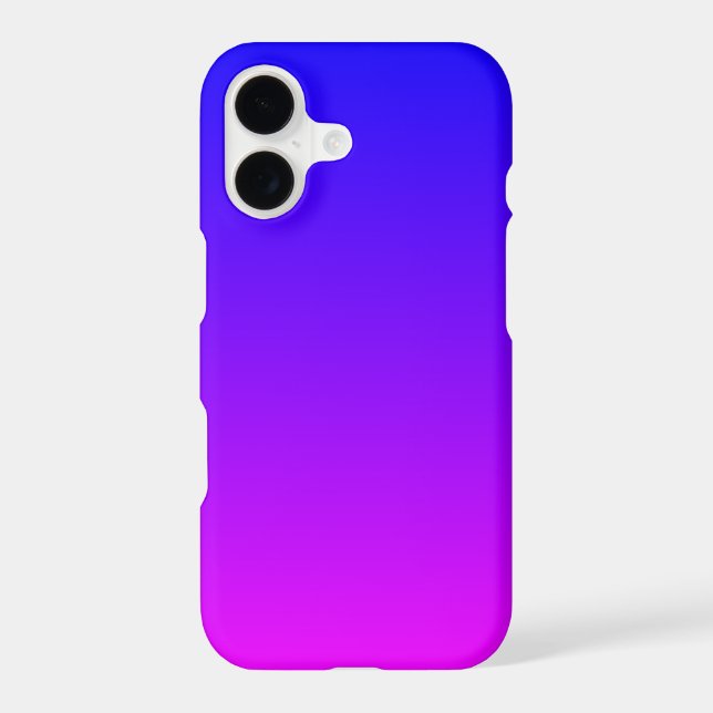 Blue Magenta Gradient Iphone Case (Back)