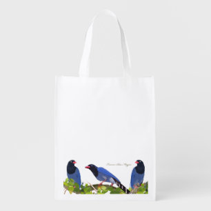 Blue Magpie Grocery Bag