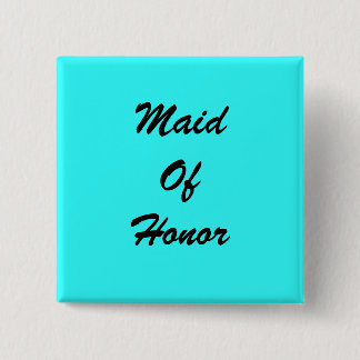 Blue Maid Of Honor Pin