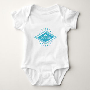 Blue Make a Camp, Great Adventure Baby Bodysuit