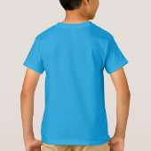 Blue make love not war T-Shirt (Back)
