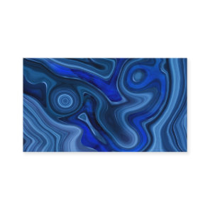 Blue Malachite Stone Mineral Gemstone Geology Business Card