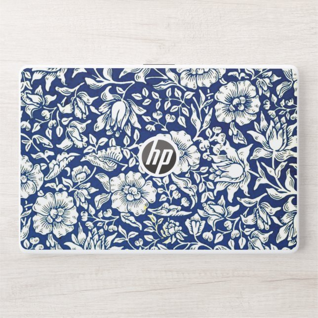 Blue Mallow HP Laptop Skin (Front)