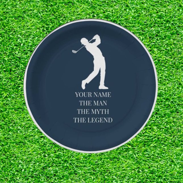 bLUE MAN Custom Golf Paper Bowls (Tee-off with a Twist!)