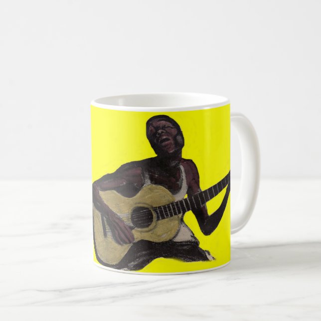 blue man singing the blues coffee mug (Front Right)