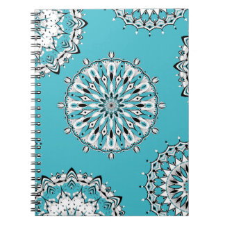 Blue Mandala 2 Spiral Notebook
