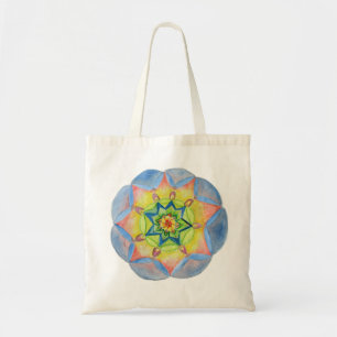 Blue Mandala Budget Tote Bag