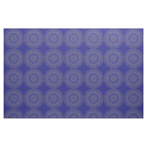 Blue Mandala Fabric
