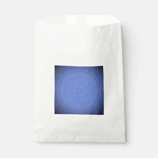 Blue Mandala Favor Bag (Front)