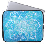 Blue Mandala Laptop Sleeve at Zazzle