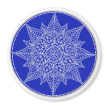 Blue Mandala Magnet