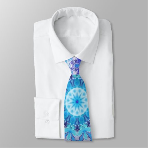 Blue Mandala Neck Tie
