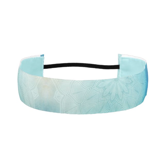 Blue mandala | Non-Slip Headbands (Front)