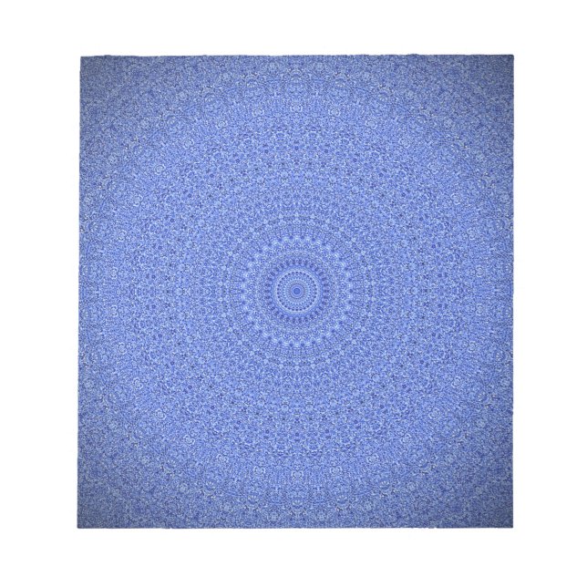 Blue Mandala Notepad (Front)