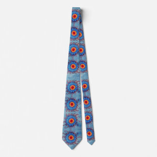 Blue Mandala Pattern  Tie