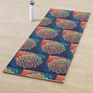Blue Mandala Yoga Mat
