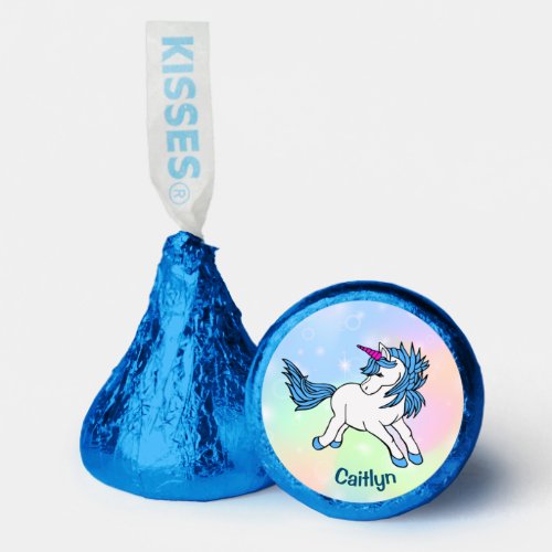 Blue_Maned Unicorn Hersheys Candy Favors