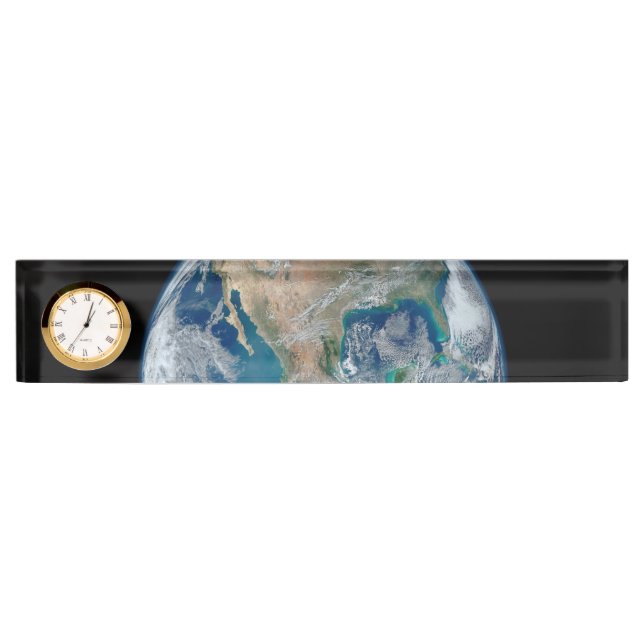 Blue Marble 2015 - Earth, Space, Planets Name Plate (Front)