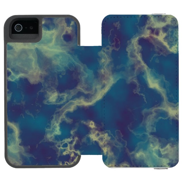 Blue Marble 2 Incipio iPhone Wallet Case (Folio Open)