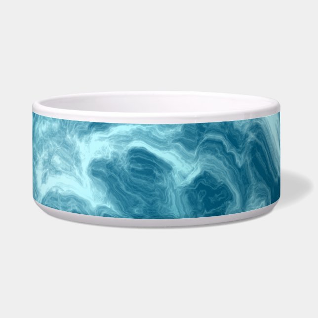 Blue Marble abstract Bowl (Front)