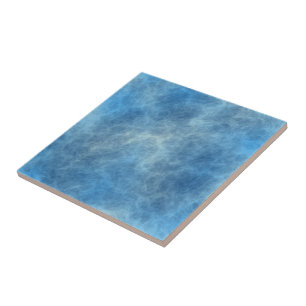 Blue Marble abstract Ceramic Tile