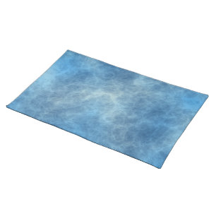 Blue Marble Abstract Cloth Placemat