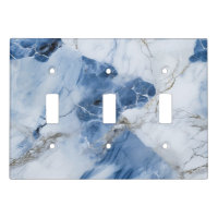 blue marble abstract coastal pattern