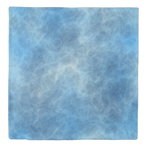 Blue Marble Abstract Duvet Cover