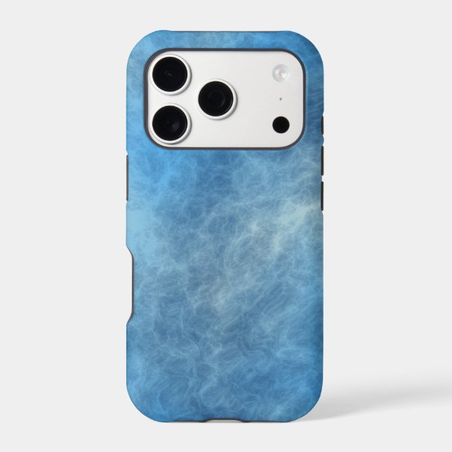 Blue Marble Abstract Iphone Case (Back)