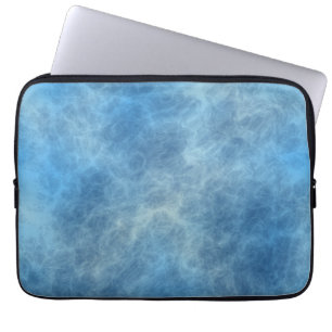Blue Marble Abstract Laptop Sleeve