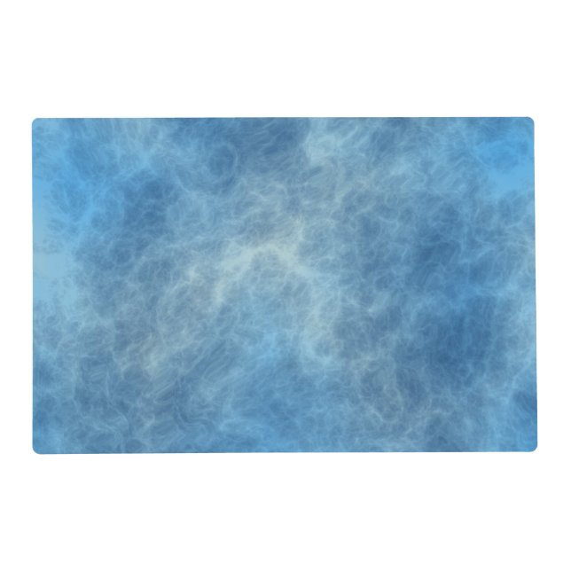 Blue Marble Abstract Placemat (Front)