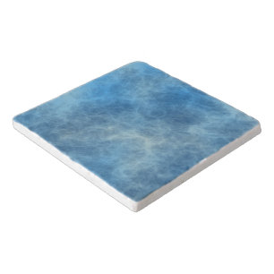 Blue Marble Abstract Trivet