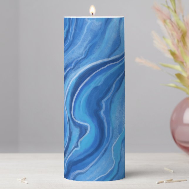 Blue Marble Candle (In Situ)