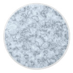 Blue marble ceramic knob