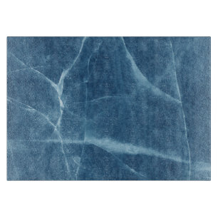 Blue Marble Decorative Glass Cutting Board 11.5"x8