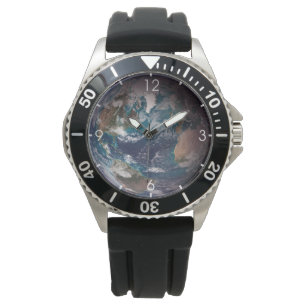 Blue Marble Earth (Western Hemisphere) Watch