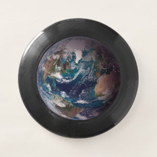 Blue Marble Earth (Western Hemisphere) Wham-O Frisbee