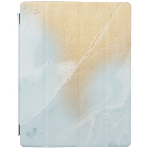 Blue Marble Faux Gold iPad Smart Cover