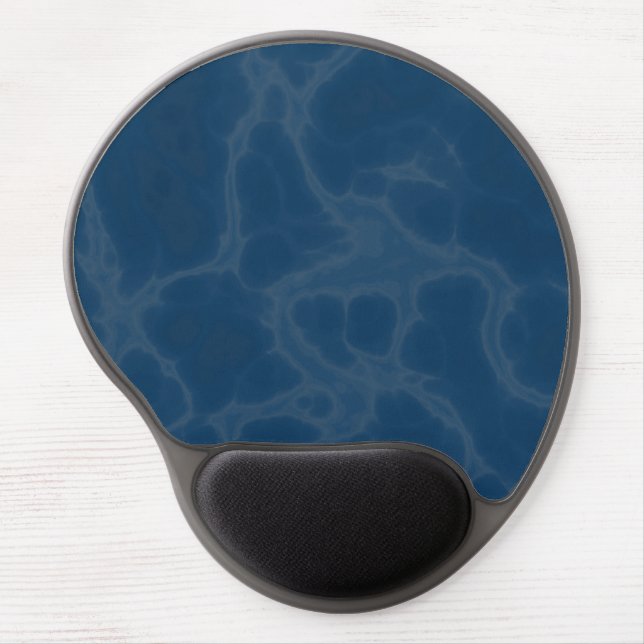 Blue Marble Gel Mouse Pad (Front)