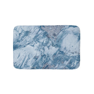 Blue Marble & Glitter Bath Mat