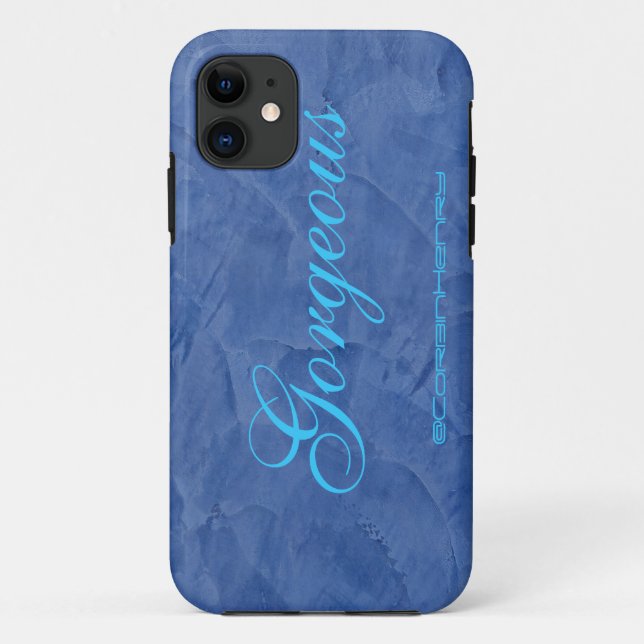 Blue Marble Gorgeous Case-Mate iPhone Case (Back)