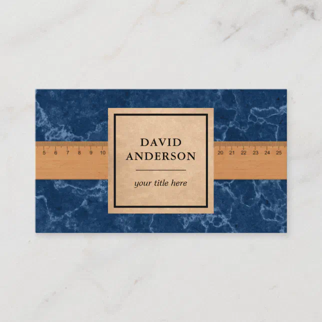 Blue Marble Granite Splashback Kitchen Countertop Business Card Zazzle