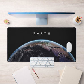Blue Marble in Space Planet Earth Desk Mat