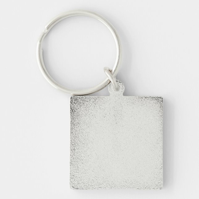 blue marble  keychain (Back)