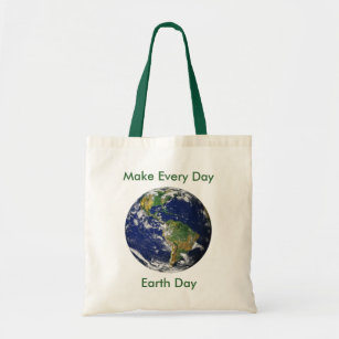 Blue Marble_Make Every Day Earth Day Tote Bag