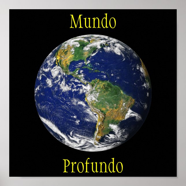 Blue Marble_Mundo Profundo Poster (Front)